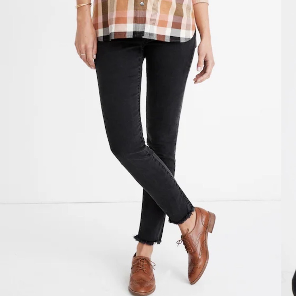 Madewell Maternity Side-Panel Skinny Jeans in Berkeley Wash: Adjustable Edition